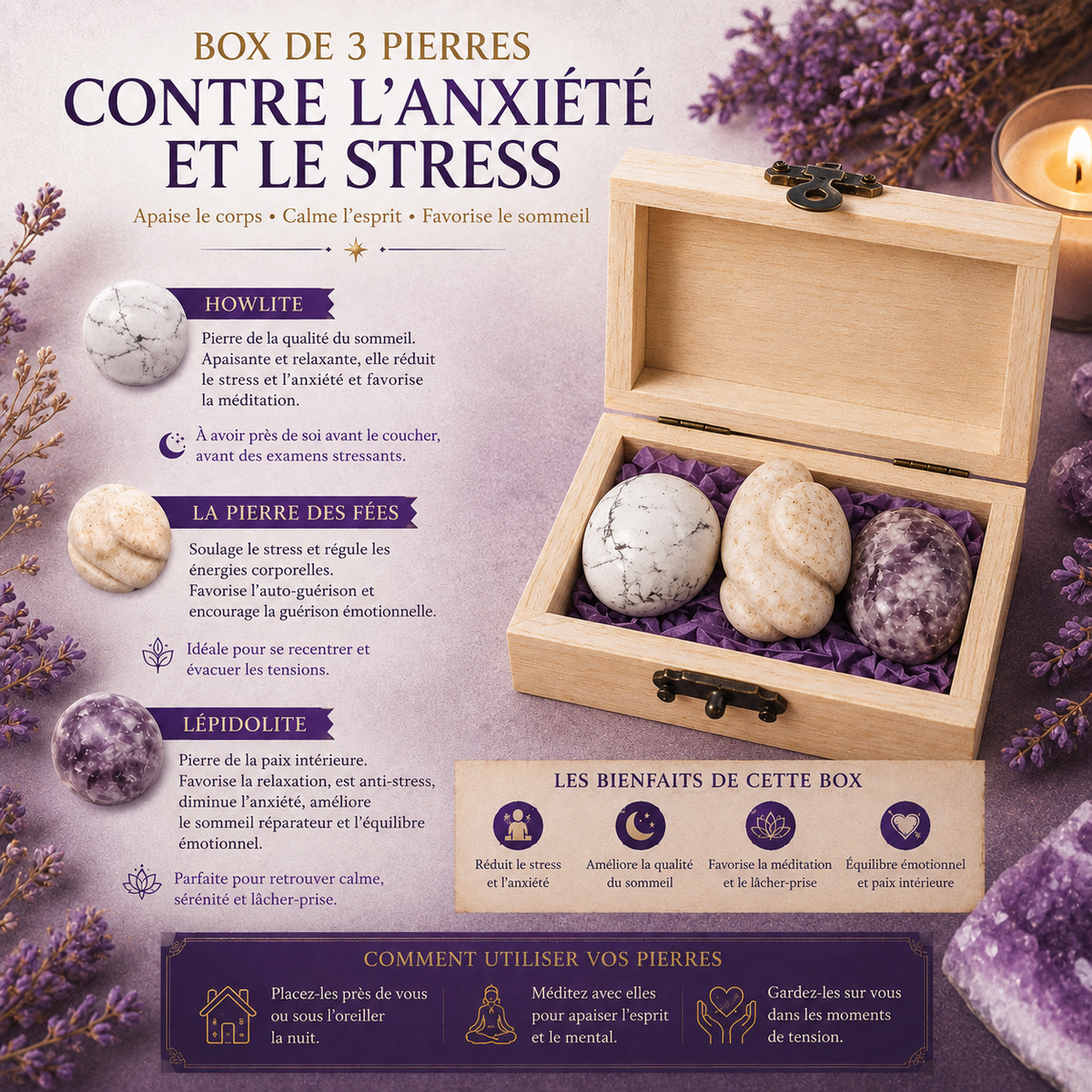 Lithothérapie: les pierres