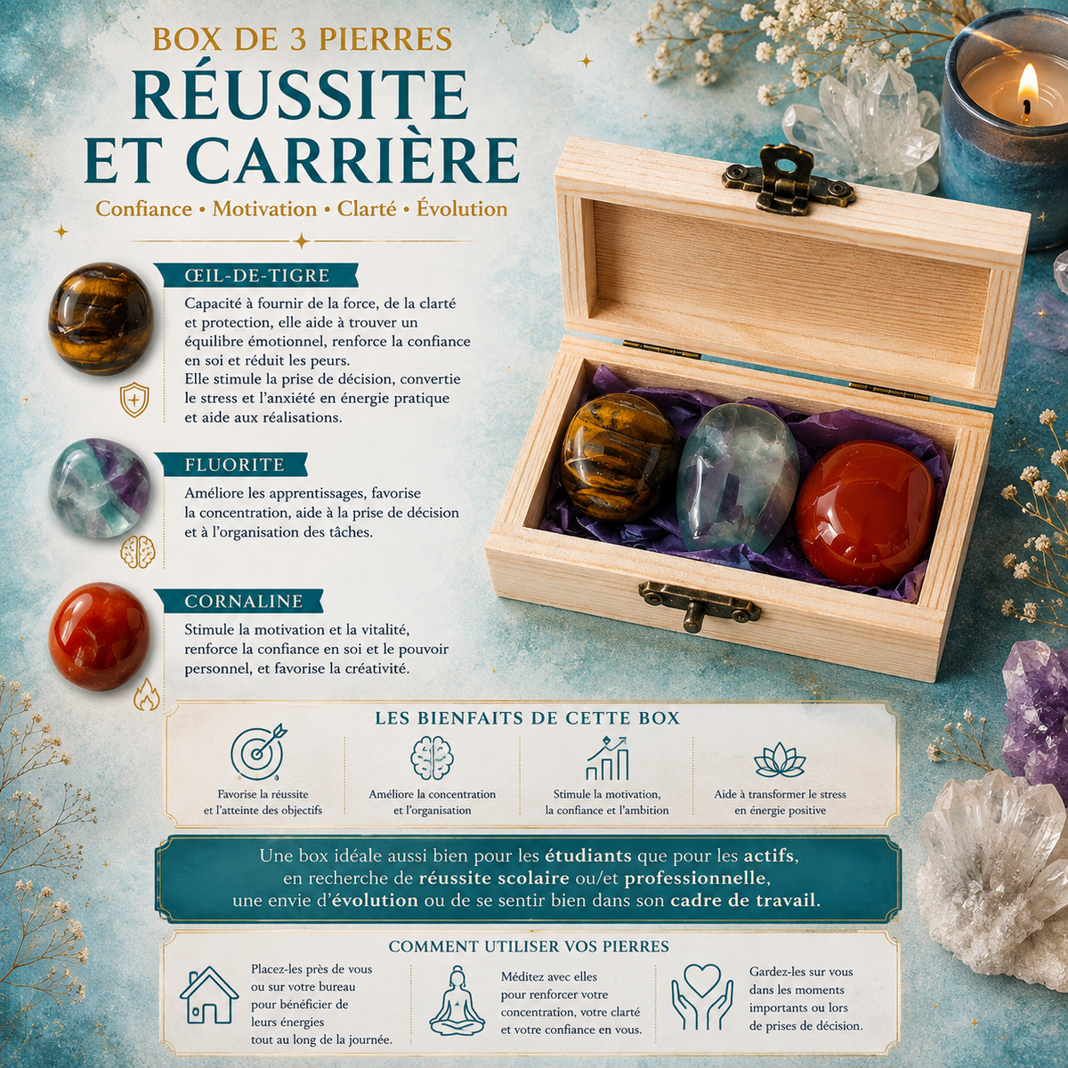 Lithothérapie: les pierres