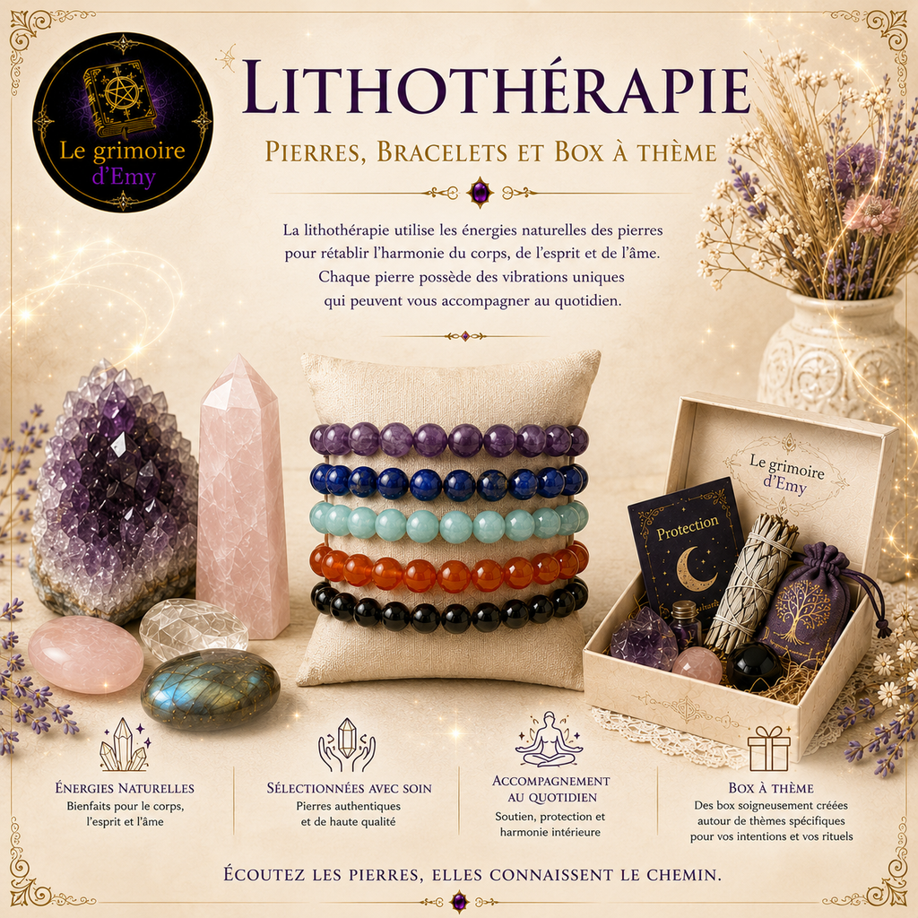 Lithothérapie: les pierres
