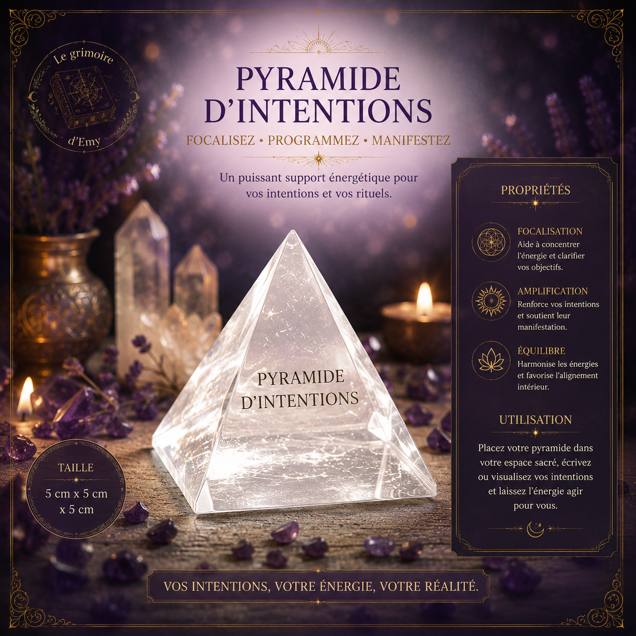 Pyramide à intention